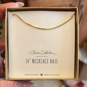 Bryan Anthony’s 24” Gold Necklace Base